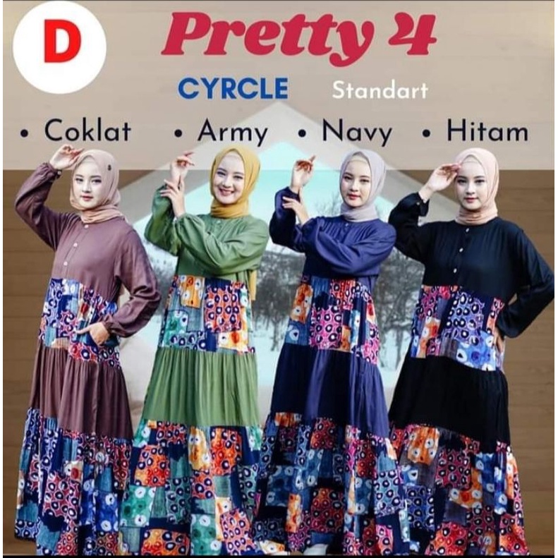 Promo Gamis LinaLivia/Gamis Branded/Gamis Pretty/Gamis Rayon Import/Gamis Busui
