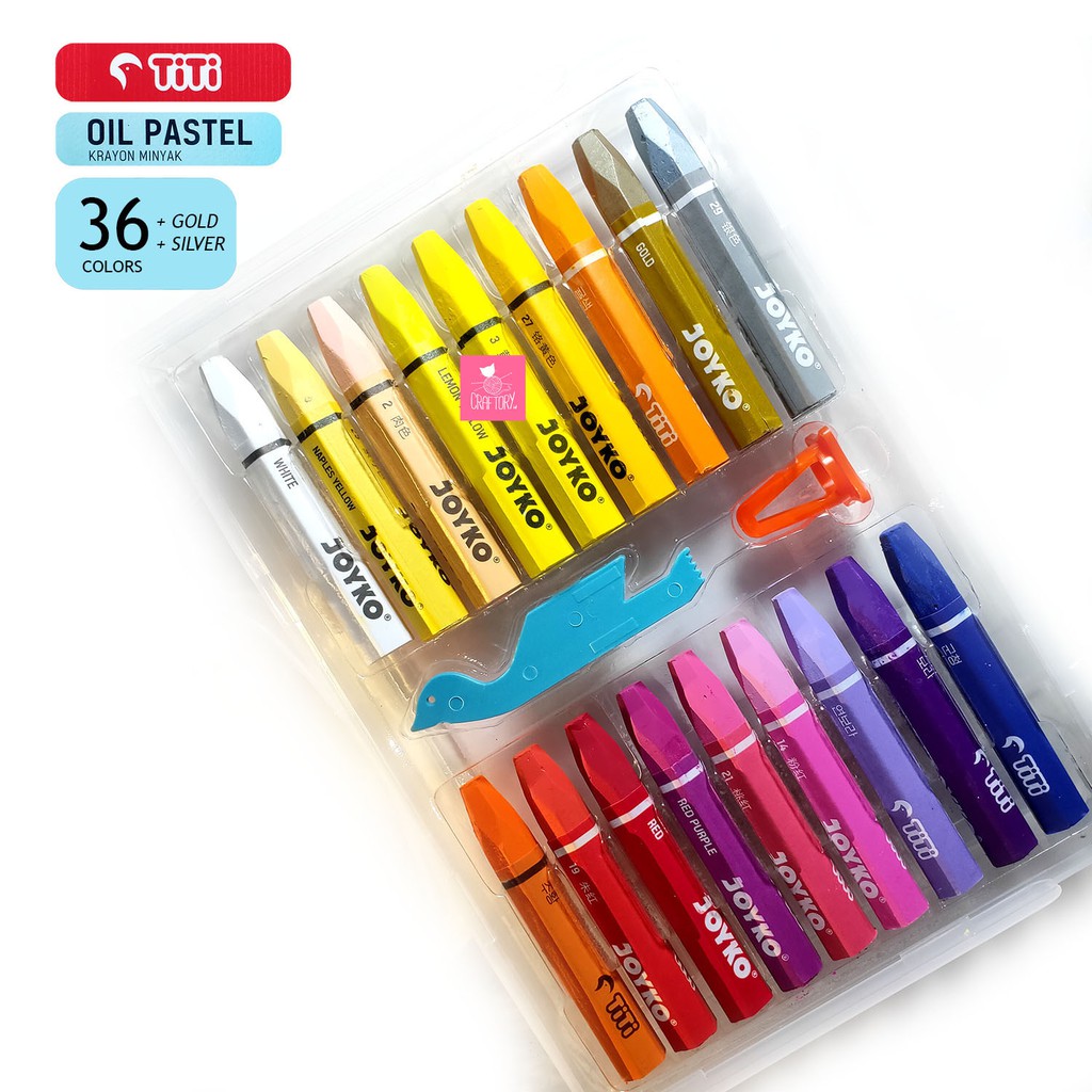 

Crayon Titi Oil Pastel 36 Colours Krayon Minyak 36 Warna