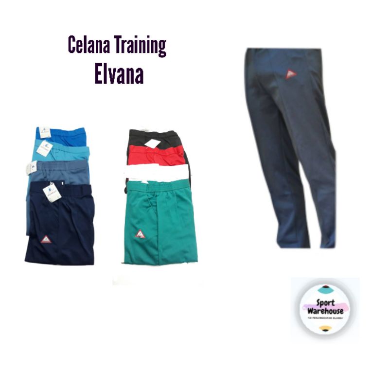 Celana Sport Elvana - Celana Training Panjang Jumbo | Celana Joging Olahraga Katun Lotto