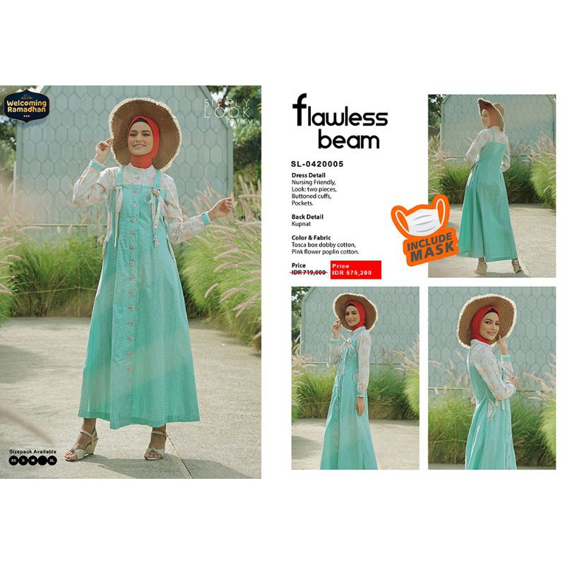 Simply Look SL-0420005 Modern Ethnic Vibes Gamis By Tuneeca Diskon Sale Promo