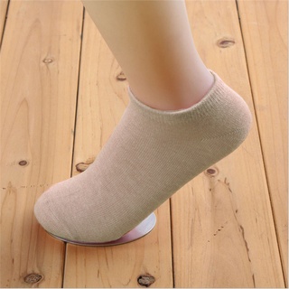 SF - Kaos Kaki Ankle Cute Kaos Kaki Pendek Polos dan Motif Semata Kaki Import Murah Motif Polos-POLOS CREAM
