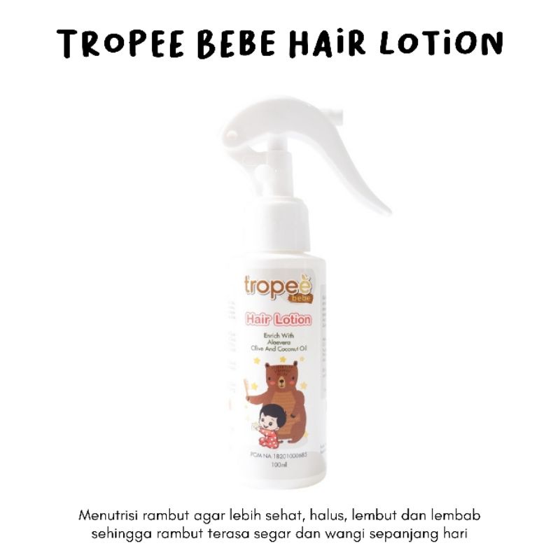 Tropee Bebe Hair Lotion 100ml / tropeebebe / Original / Winter Sky