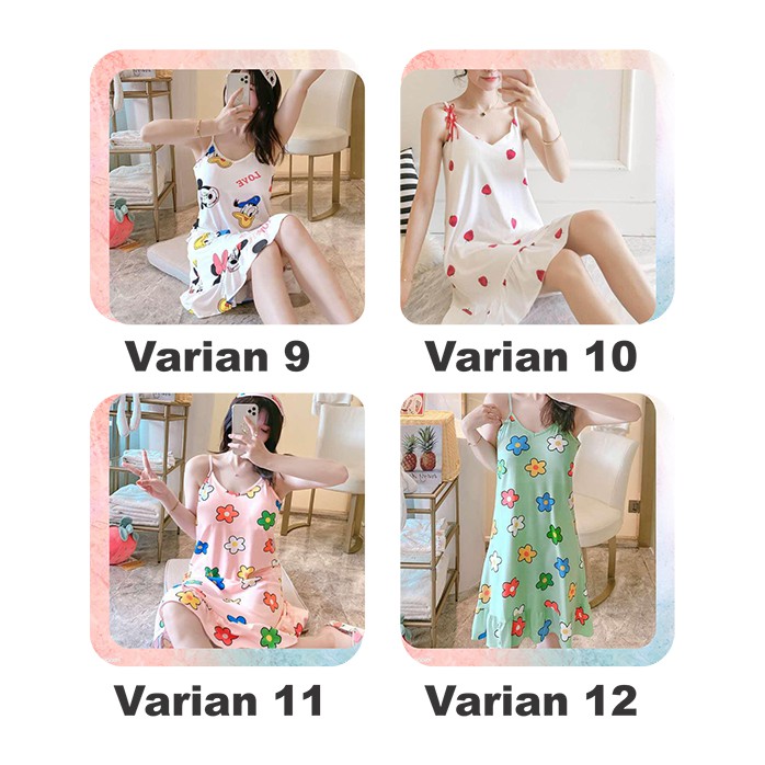 ❀ Chingu ❀ PW062 [1] COD Baju Tidur Piyama Santai Wanita Motif Lucu Imut Import