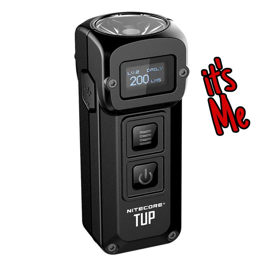 NITECORE TUP Senter LED Mini USB Recharge Cree XP-L HD V6 1000 Lumens