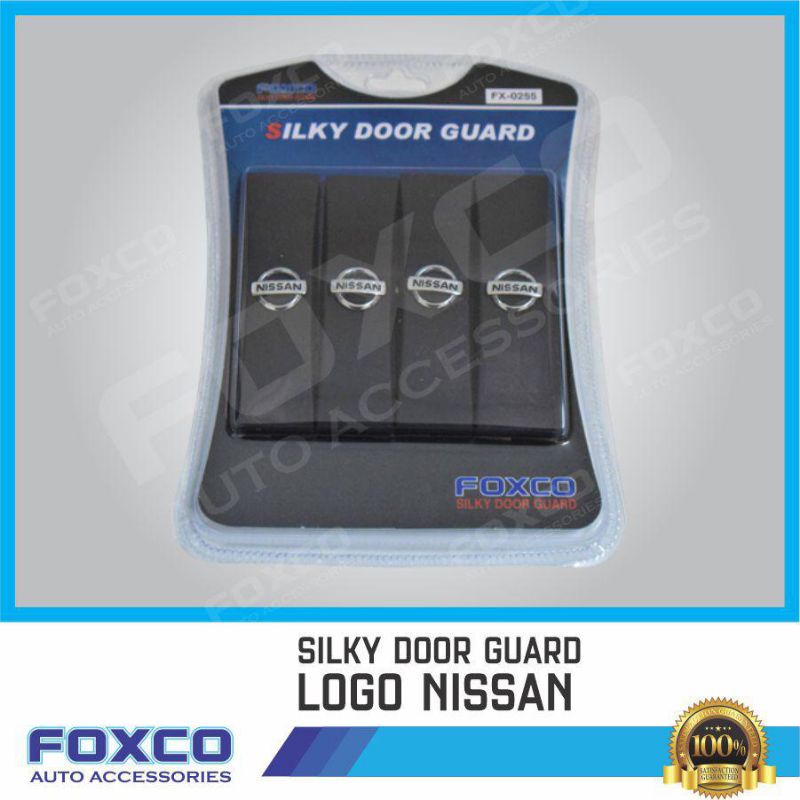 Foxco Silky Doorguard mobil logo nissan isi 4pcs