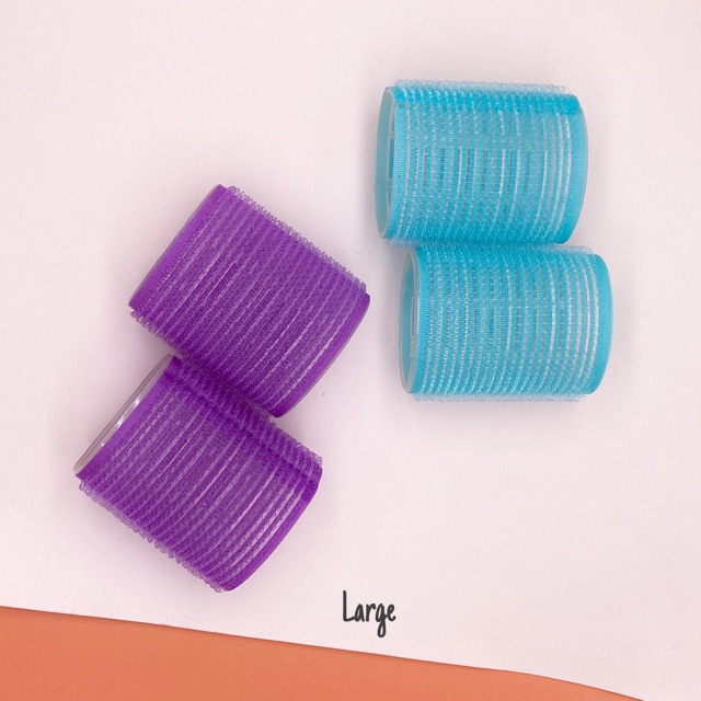 2PCS LARGE Roll Rambut Tempel Hair Curler Rol Gulungan 2PCS LARGE Roll Rambut Tempel Hair Curler Rol Gulungan