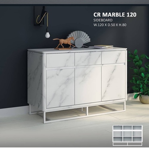 buffet/sideboard siantano cr marble 120