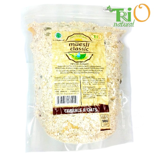 

Trio Natural Muesli Classic 900 gram