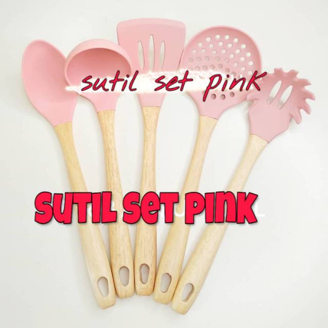 SUTIL SET WARNA PINK