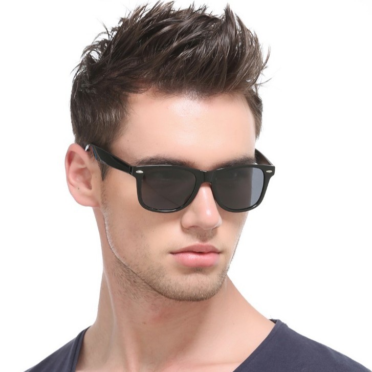KACAMATA RETRO HITAM Kacamata Hitam Pria Wanita Retro Cassual Trend Suglasses Anti UV400