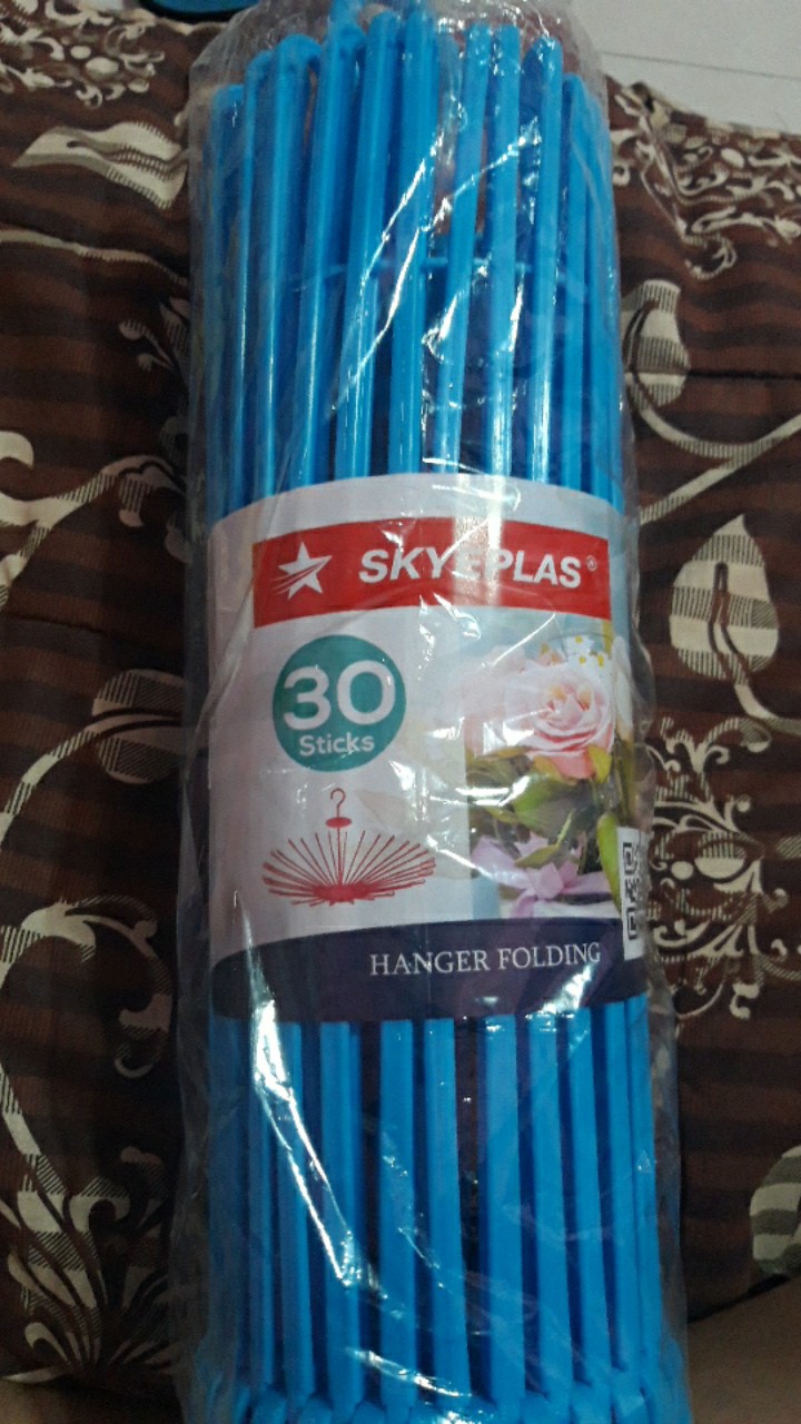 Folding Hanger 30 Sticks / Hanger Baju Bayi / Hanger Baju Lipat