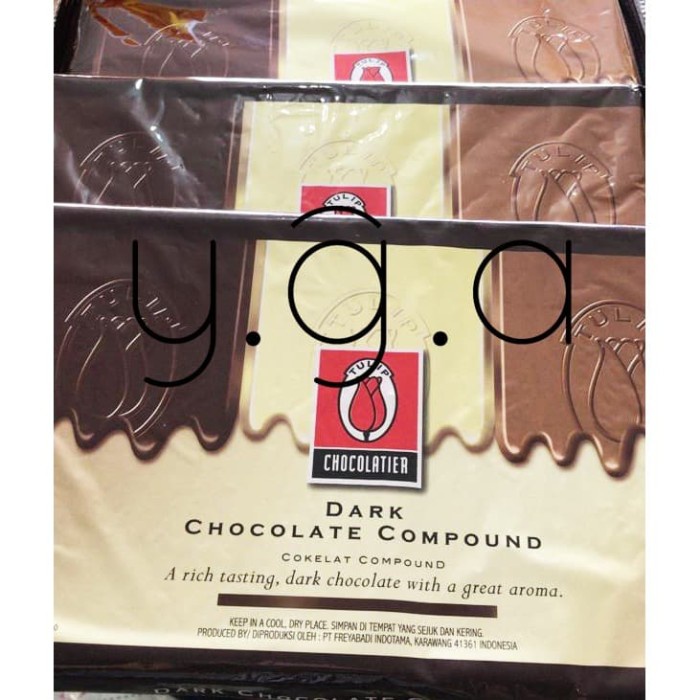 

Ht6362D Tulip Dark Chocolate Compound 1Kg Ht5