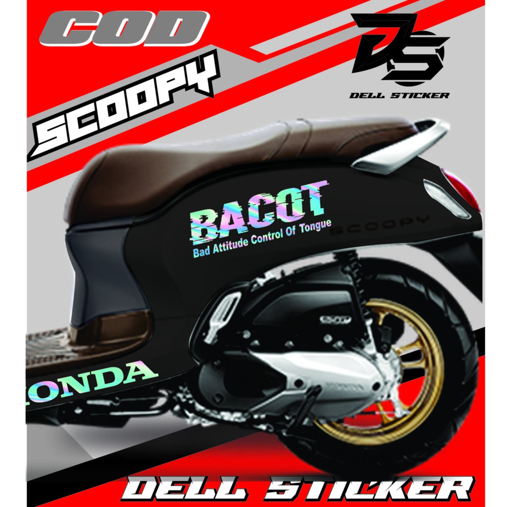stiker scoopy striping scoopy BACOT prestige scoopy Beat NMAX VESPA / STICKER BACOT / Sticker BACOT