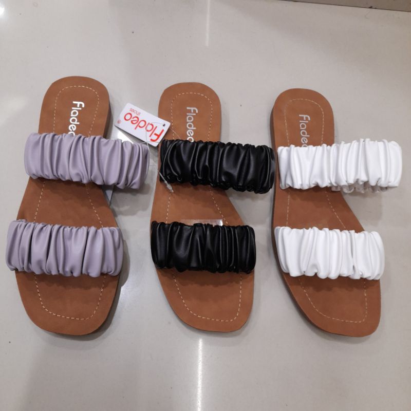 sandal flat wanita fladeo