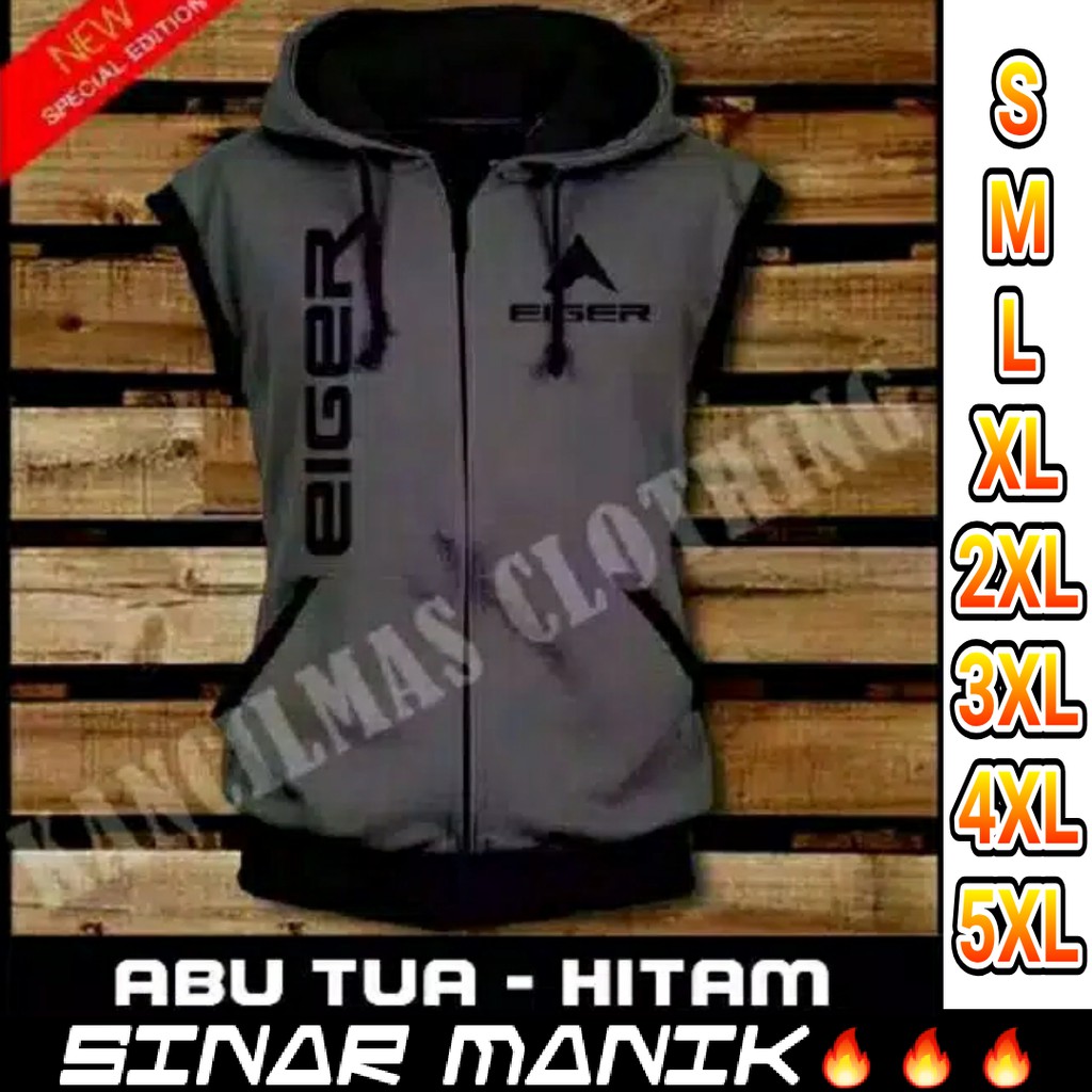 Promo Gaya Baru Rompi Pria / Outdoor Musim Gugur Musim Dingin Remaja Versi Trendy / Big Size Jumbo