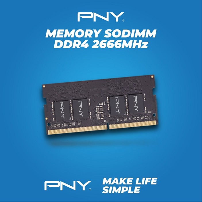 RAM PNY Sodimm 4GB/8GB/16GB DDR4 2666 Mhz Memory Laptop Notebook Life Time Warranty