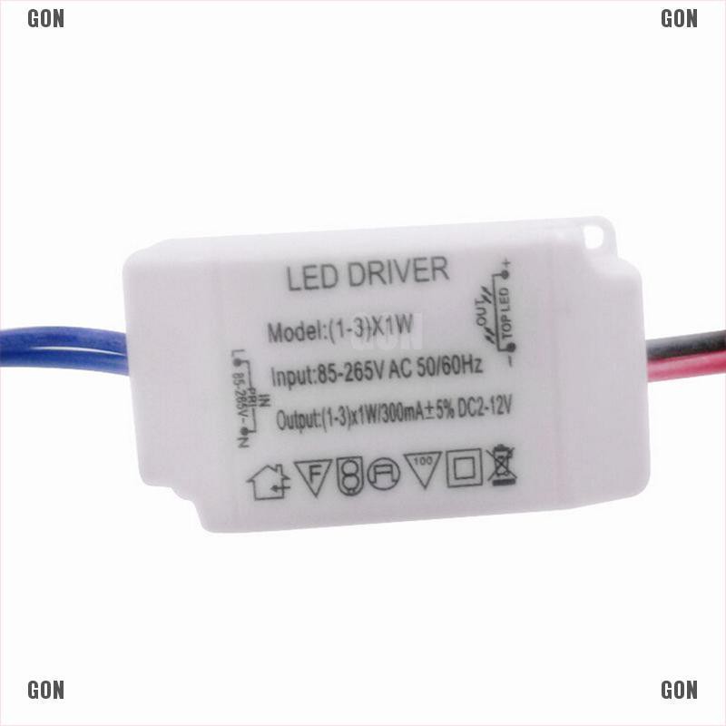 Driver Power Supply AC 85V-265V ke DC 12V LED Elektronik Transformer 3X1W