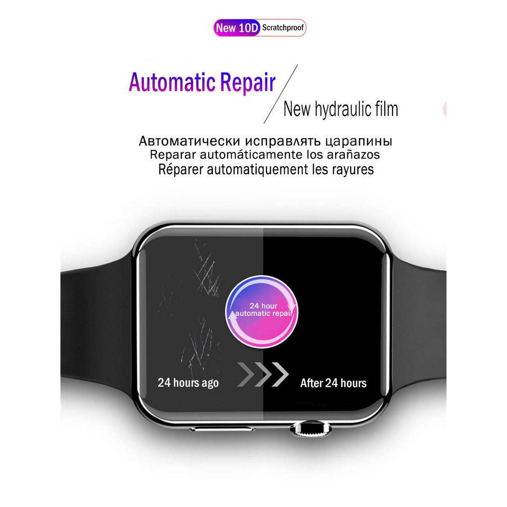 3PCS Watch Screen Protector Film For Apple iWatch 40MM 44MM 38MM 42MM Full Cover Hydrogel Protective Film Not Tempered Glass