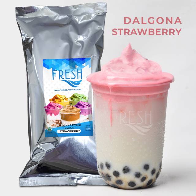 

Dalgona Powder Varian Strawberry 500 gr