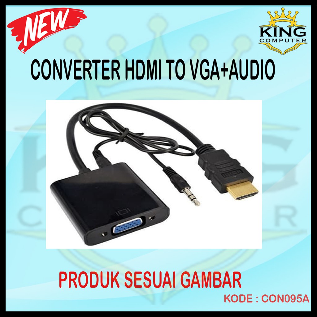 CONVERTER HDMI TO VGA AUDIO