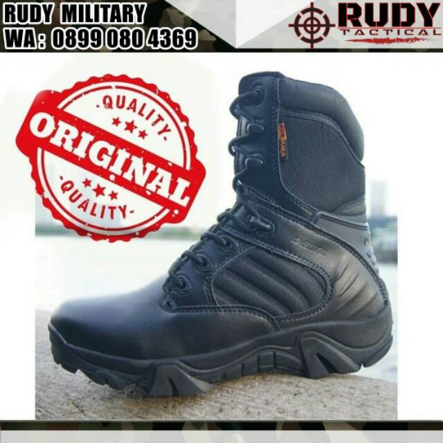 SEPATU DELTA BOOTS ASLI ORIGINAL 8 inch touring hiking outdoor 100% cordura