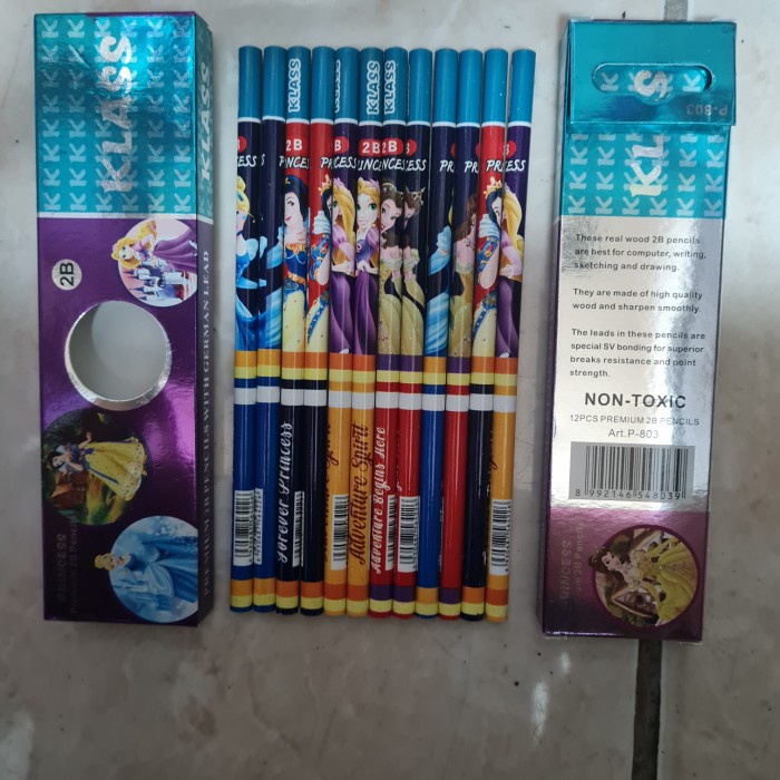 

Hadir Pensil 2B Karakter Princes/Harga Perlusin/12Pcs Sale!!!