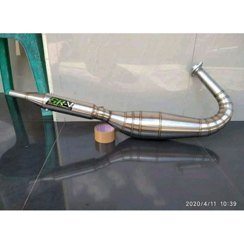 Knalpot rx king rx spesial competisi kolong telo pyton 3v3 stenlis super pro
