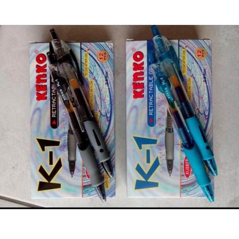 

yic-83 Pulpen Ballpoint gel Kenko K1 ( 12 pcs ) $$