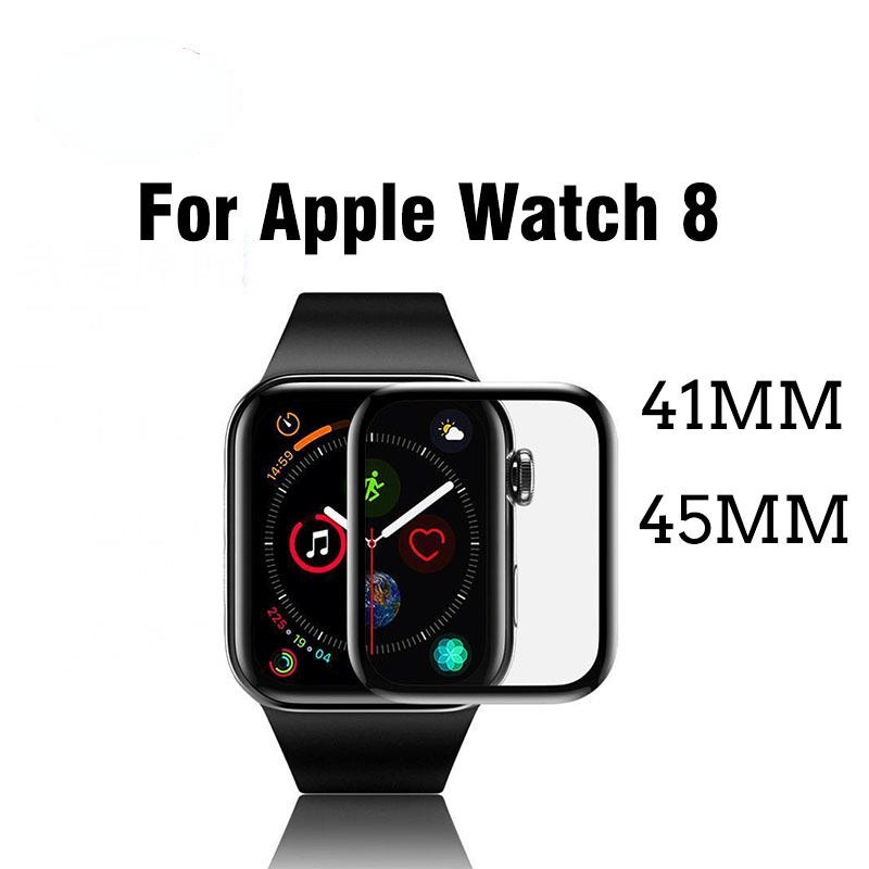 Pelindung Layar HD blu-ray Untuk Apple Watch Serie 8 7 SE 2022 Bukan Glass 40MM 41MM 44MM 45MM