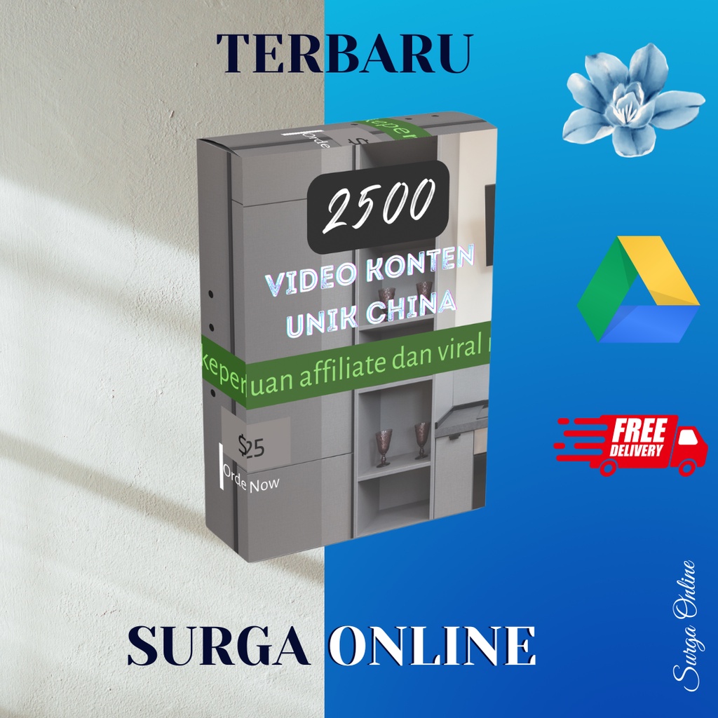 Video Barang Unik 2500++ Viral Untuk Keperluan Affiliate Dll