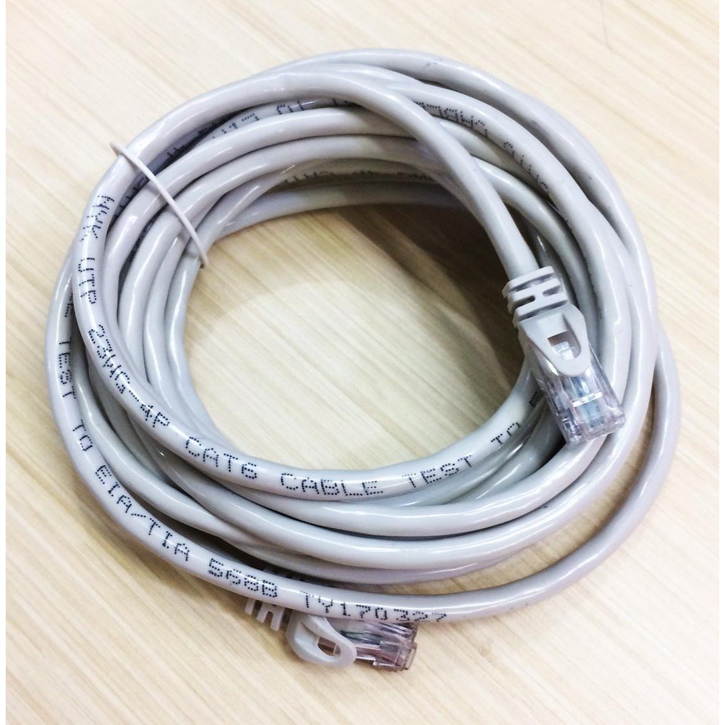 Kabel LAN UTP Cat 6 5M NYK - Kabel LAN 5M cat6 - Kabel UTP 5M - Kabel Jaringan internet