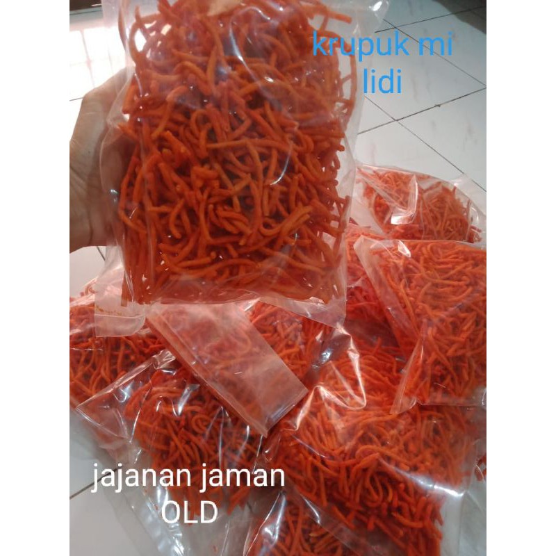 

krupuk mi lidi pedas