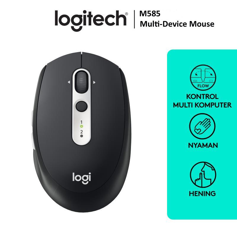 Logitech Bluetooth Mouse M585 Multi-Device Wireless Original