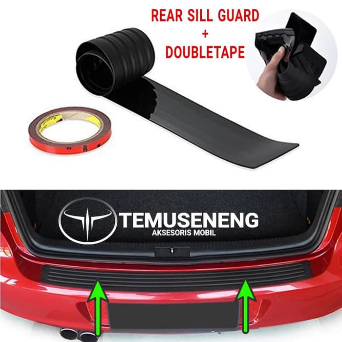 Karet Pelindung Bumper Belakang Pintu Mobil Karpet Rear Sill Guard