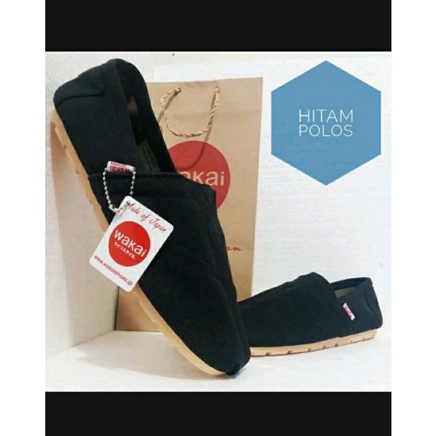 [ Wakai Hitam polos ] pria/wanita