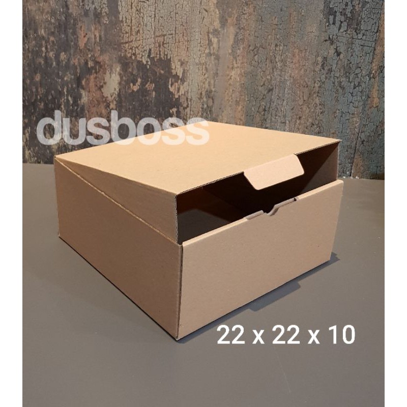 kardus 22 x 22 x 10 cm die cut kotak kue tart Shopee kardus 22 x 22 x 10 cm die cut kotak kue tart Shopee