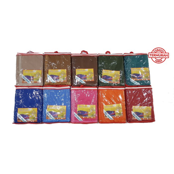 Selimut Dewasa Selimut Polos merk yatis untuk Hotel / Klinik / Kos Uk 160x200(L3B5) Selimut Karakter