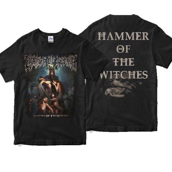 KAOS CRADLE OF FILTH 2 HAMMER OF THE WITCHES Premium Tshirt cof KAOS band black metal gothic