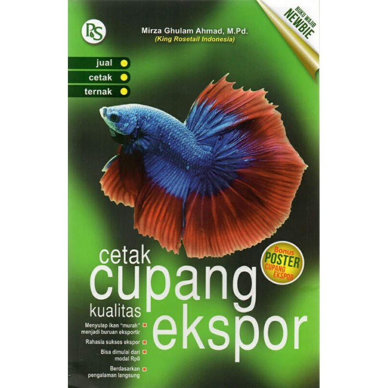 BUKU AGRIBISNIS Cetak Cupang Kualitas Ekspor