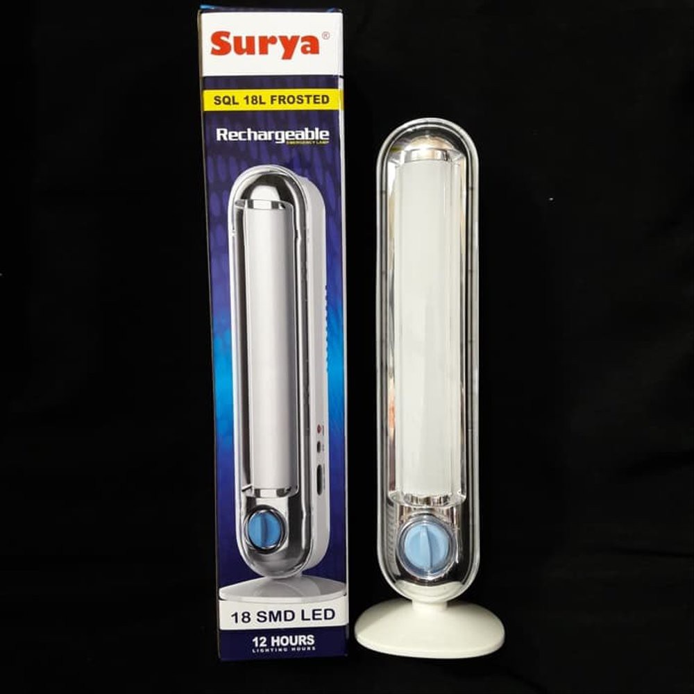 Surya Emergency Lamp SQL 18L FROSTED Lampu Darurat 18 SMD LED