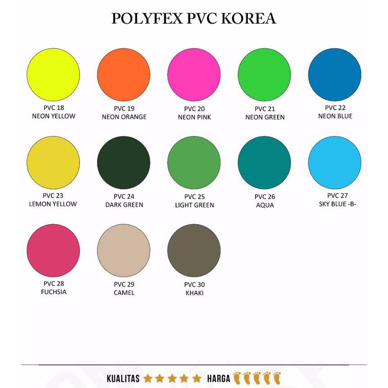 

Polyflex Korea PvC Neon Colour - Neon Yellow