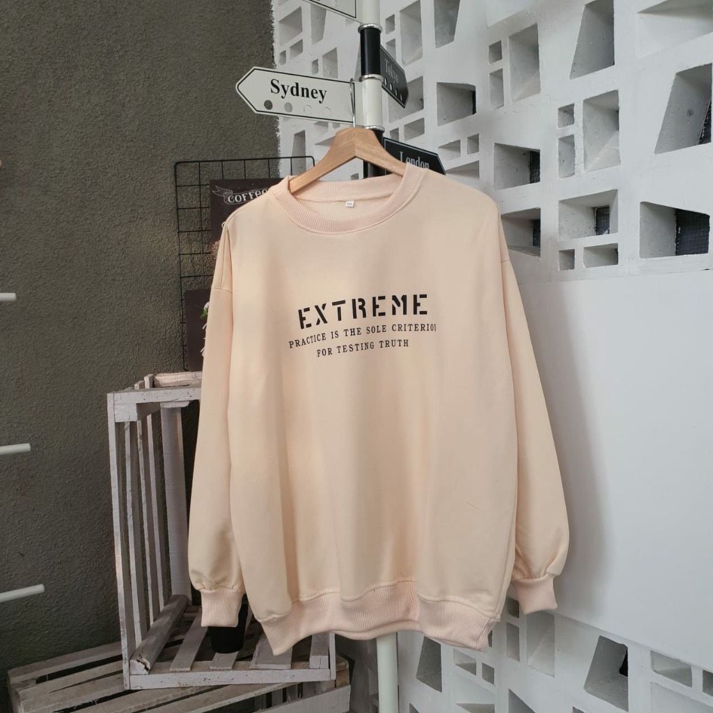 [COD] Sweater Oversize Wanita Extreme XXL LD 130