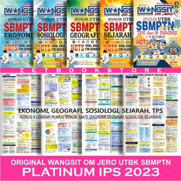 

✨COD✨ Buku Wangsit OM JERO 2023 / UTBK SBMPTN SOSHUM Platinum IPS 2023