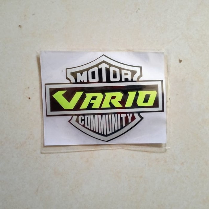 stiker Cutting motor vario community