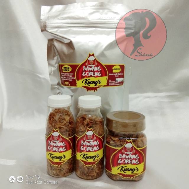 Bawang Goreng KUANG 250 Gr Kemasan Besar Homemade