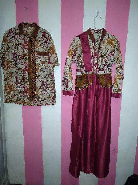 Maura Couple - Sania Ruffle Batik Couple Ori Ndoro Jowi Dnt Garansi Termurah Shopee - Batik Couple