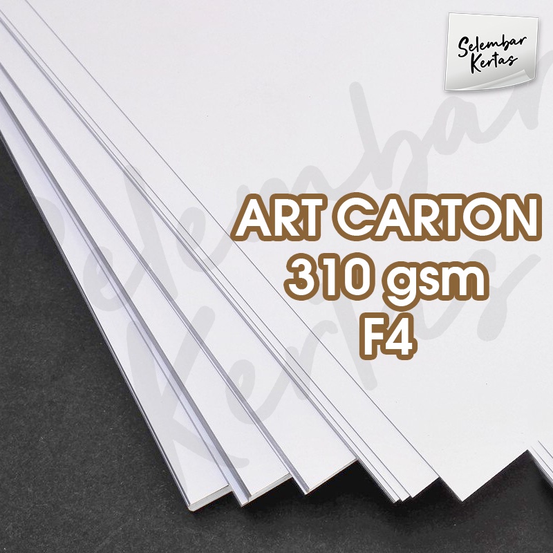 

Kertas Art Carton 310 gsm Ukuran F4 isi 50 lembar