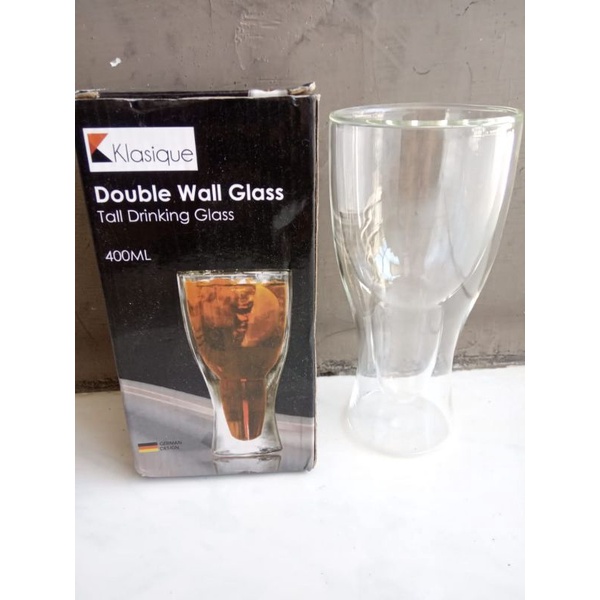 klasique tall drinking glass 400ml