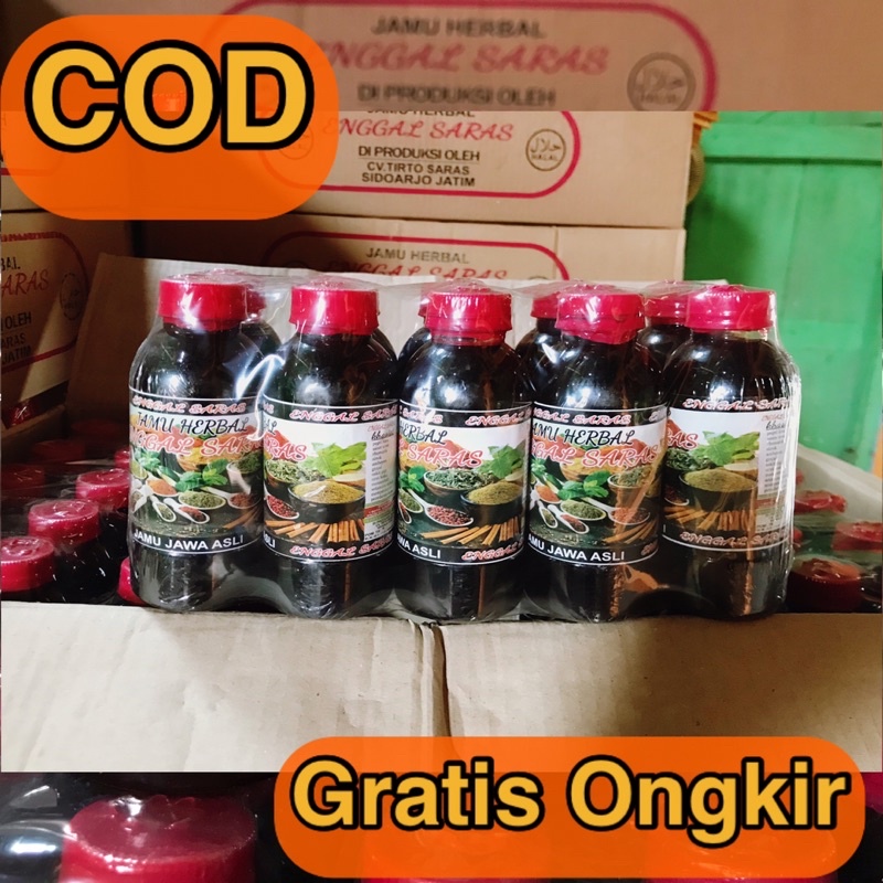 Jamu Herbal Enggal Saras per/krat (10btl)
