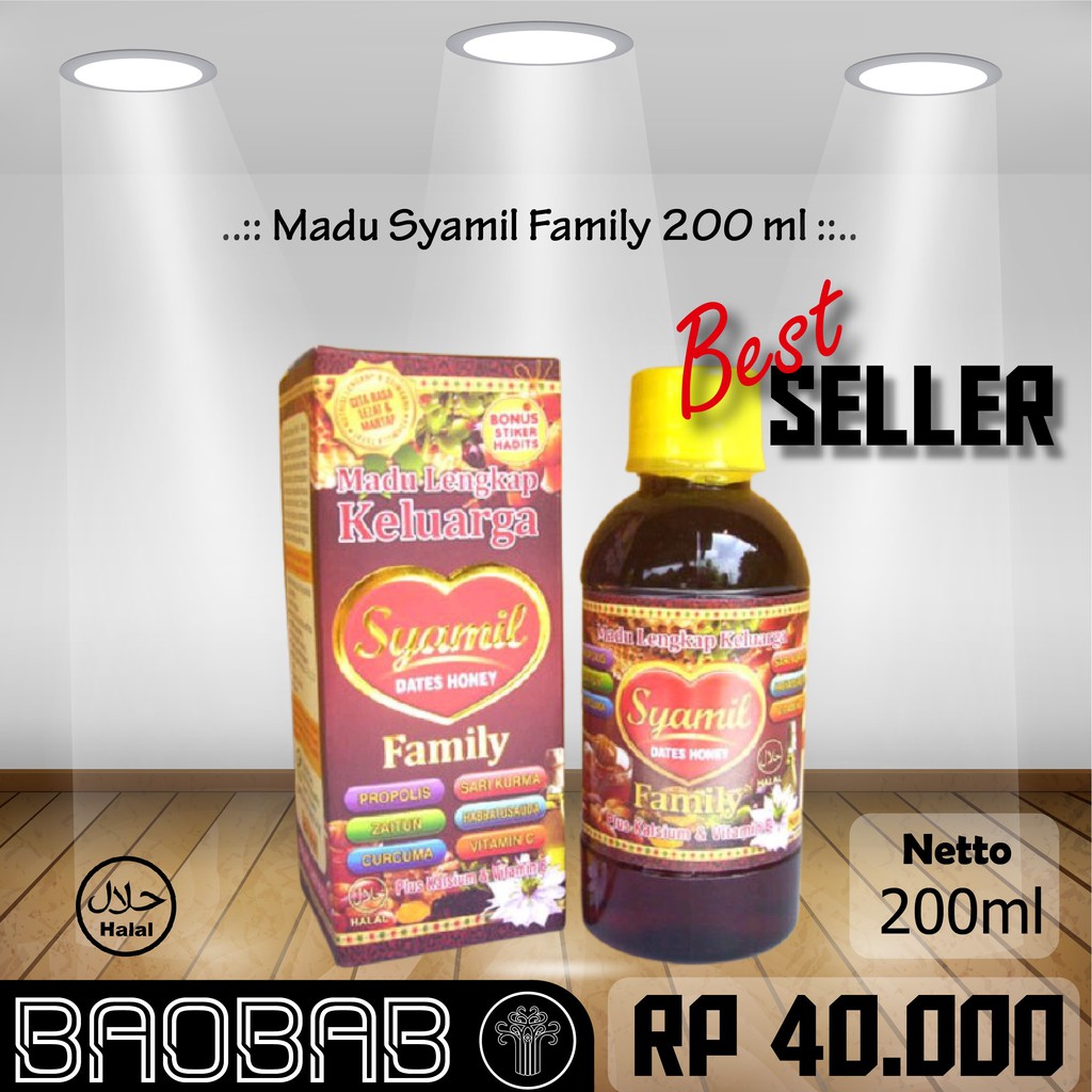 

Madu Syamil Family 200 ml | Madu Kesehatan Keluarga Stamina Imun Anak